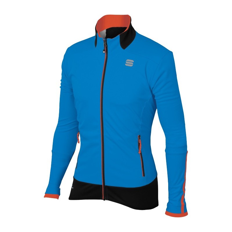 Warm-up jacket Sportful Apex 2 WS Jacket electric blue-red fluo Warm-up jacket Sportful Apex 2 WS Jacket electric blue-red fluo
