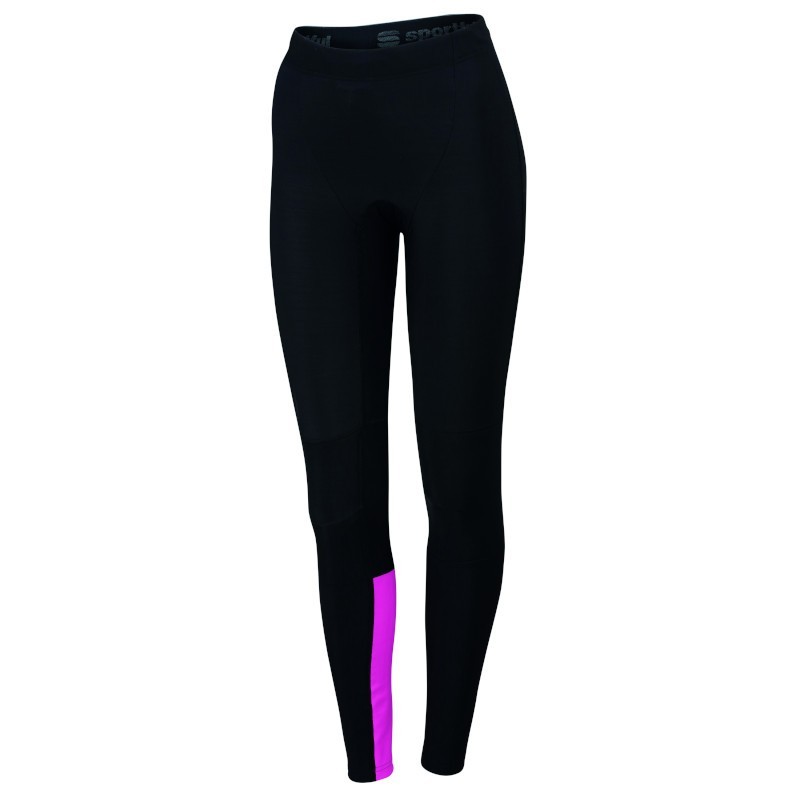 Women Thermo tights Sportful Cardio Tech Tight W black-bubble gum Women Thermo tights Sportful Cardio Tech Tight W black-bubble gum
