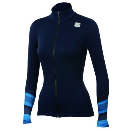 Warm knitted women jersey Sportful Rythmo W "Night Sky"