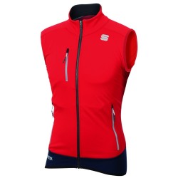 Training warm vest Sportful Apex WS red