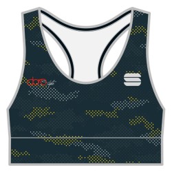 Women's top Sportful Doro Cardio Bra black-yellow