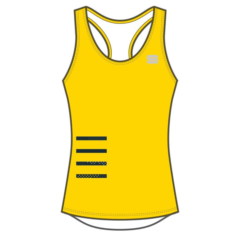 Women's sleeveless jersey Sportful Doro Cardio Top yellow Women's sleeveless jersey Sportful Doro Cardio Top yellow