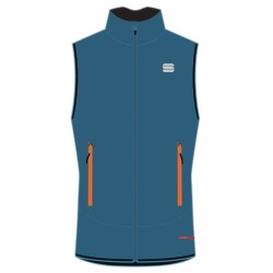 Training warm vest Sportful Apex WS blue sea