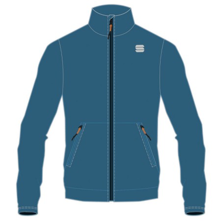 Warm Jacket Sportful Engadin blue sea