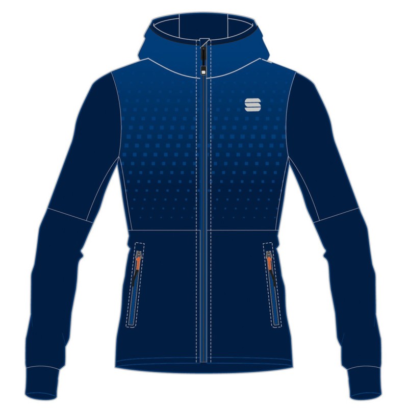 Warm women's Jacket Sportful Rythmo W "Italy blue"