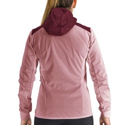 Warm women's Jacket Sportful Rythmo W mauve/red wine