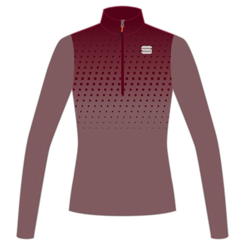 Knitted women's jersey Sportful Rythmo W mauve/red wine Knitted women's jersey Sportful Rythmo W mauve/red wine