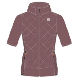Warm women's jacket Sportful Rythmo W Puffy Mauve