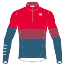 Sportful Squadra Race Jersey red / sea blue