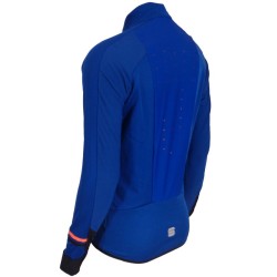 Training warm jacket Sportful Apex WS Jacket blue ceramic