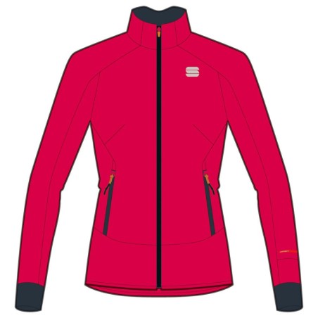 Training warm jacket Sportful Apex WS W Jacket raspberry