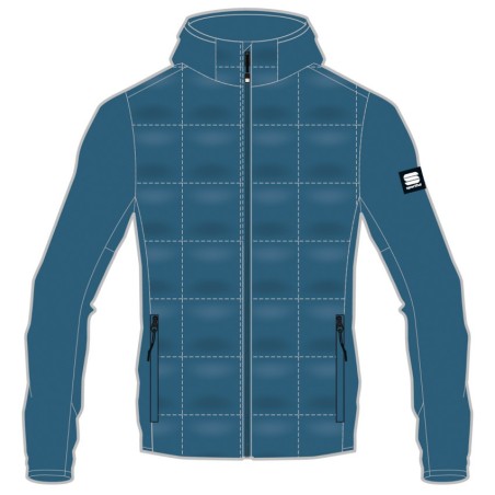Universal warm jacket Sportful Xplore Thermal blue sea