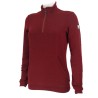 Women's warm sweater Sportful Xplore W Fleece red wine