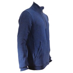 Men's warm sweater Sportful Xplore Fleece blue sea