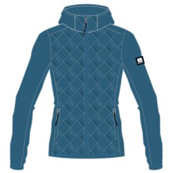 Women's warm jacket Sportful Xplore Thermal W blue sea