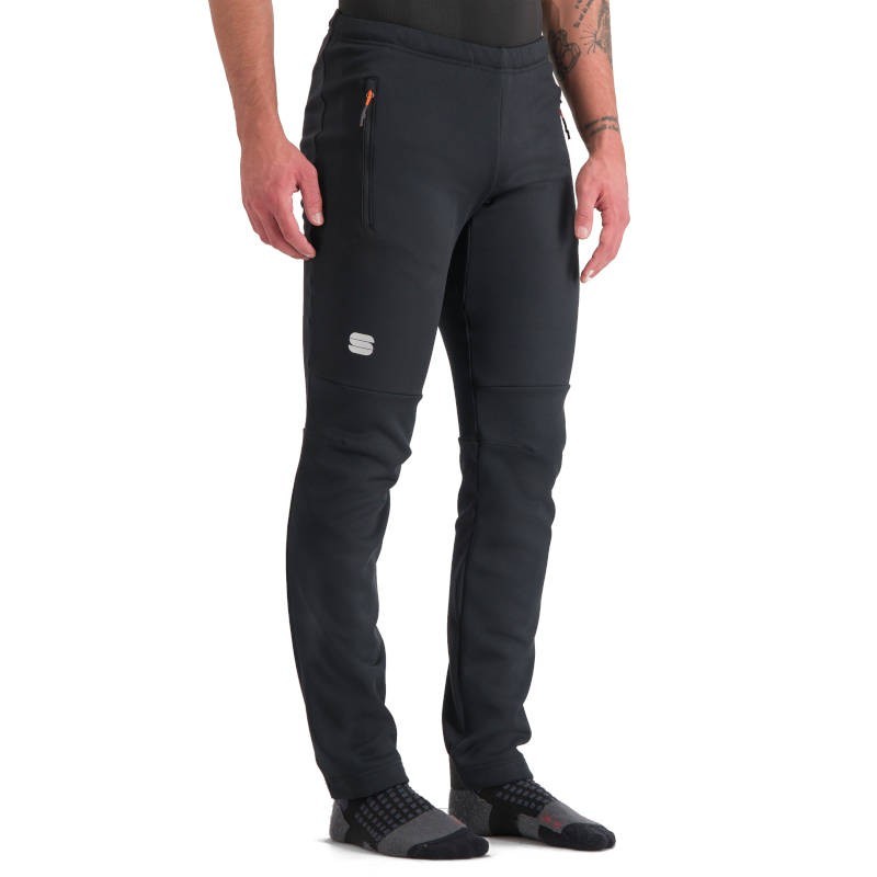 Warm training pants Sportful Engadin Pant black Warm training pants Sportful Engadin Pant black