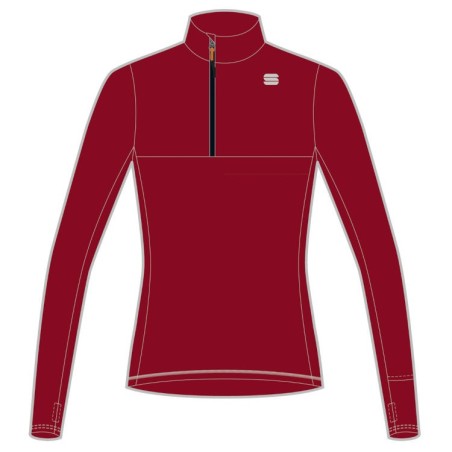 Women shirt Sportful Cardio Tech W Jersey red rumba