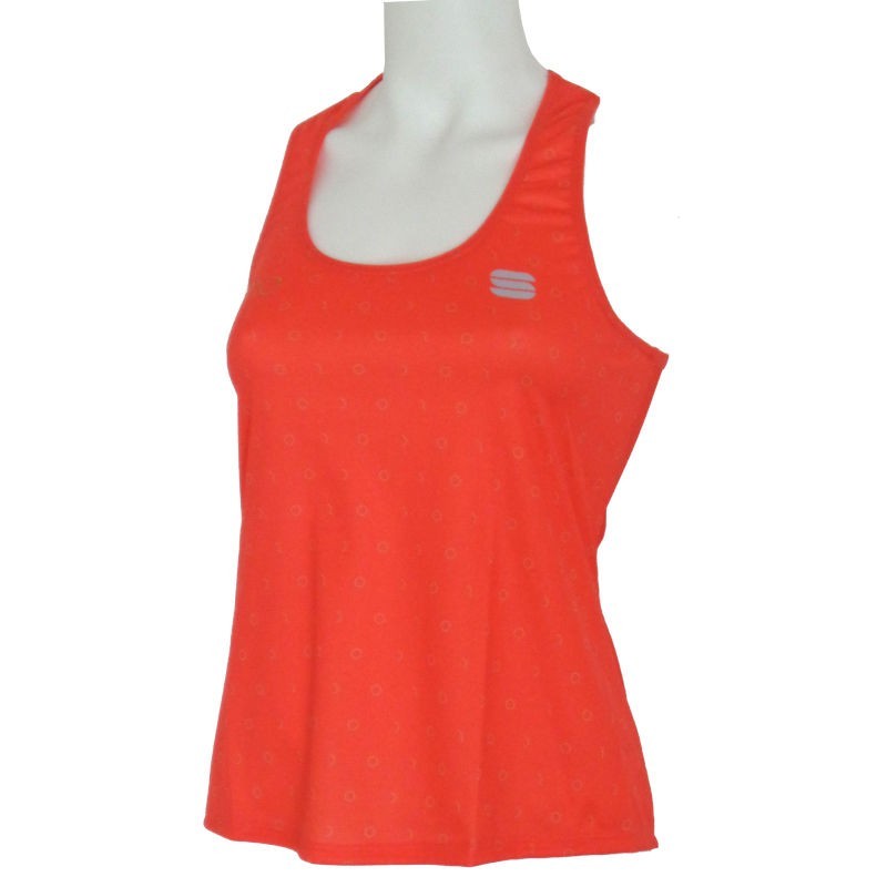 Women's sleeveless jersey Sportful Doro Cardio Top Pompelmo Women's sleeveless jersey Sportful Doro Cardio Top Pompelmo