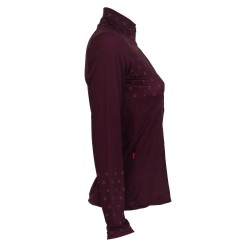 Women Jersey Sportful Doro red wine