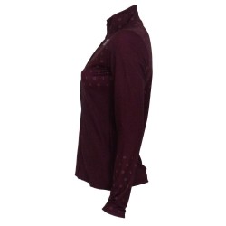Women Jersey Sportful Doro red wine