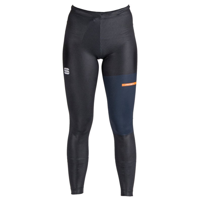 Sportful Apex W Race women's tight black / galaxy blue