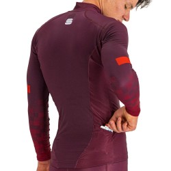 Sportful Squadra Race Jersey red wine / red rumba