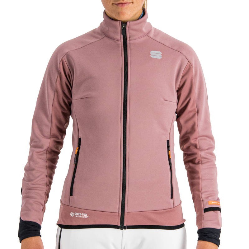 Training warm jacket Sportful Apex WS W Jacket mauve Training warm jacket Sportful Apex WS W Jacket mauve