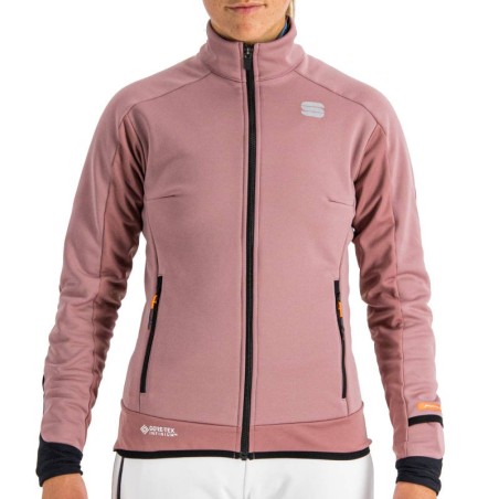 Training warm jacket Sportful Apex WS W Jacket mauve