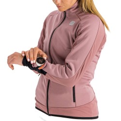 Training warm jacket Sportful Apex WS W Jacket mauve