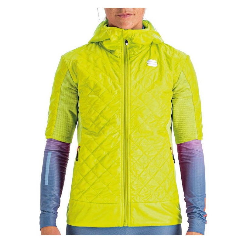 Warm women's jacket Sportful Rythmo W Puffy Cedar Warm women's jacket Sportful Rythmo W Puffy Cedar