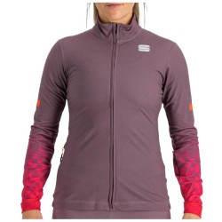Knitted women jersey Sportful Squadra W mauve