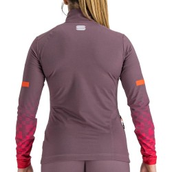Knitted women jersey Sportful Squadra W mauve