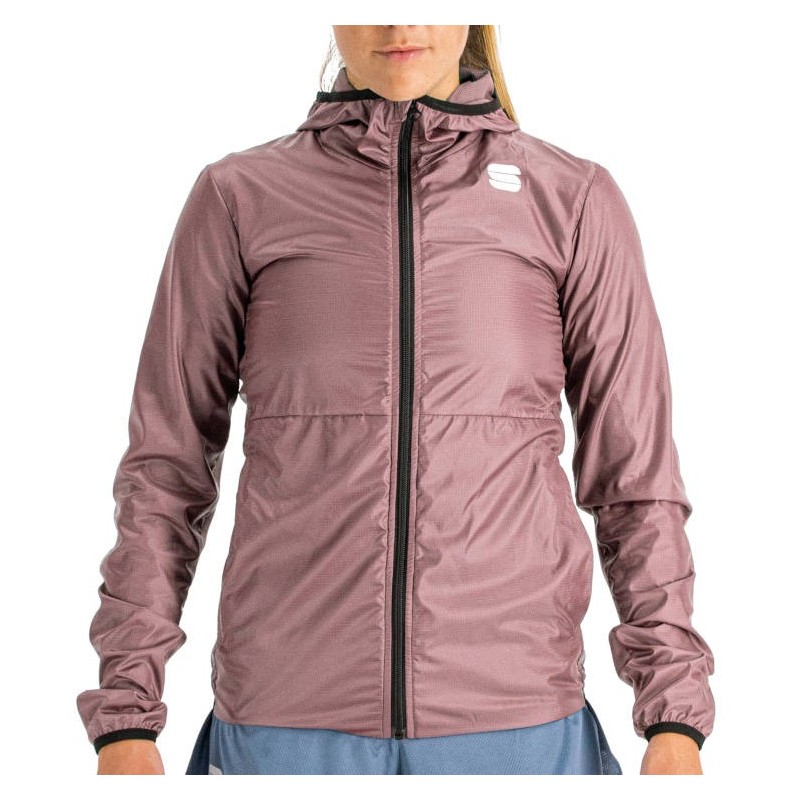 Women's Winter Sport Jacket Sportful Cardio W Tech Wind mauve Women's Winter Sport Jacket Sportful Cardio W Tech Wind mauve