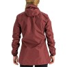 Universal waterproof women's jacket Sportful Xplore W Hardshell red wine