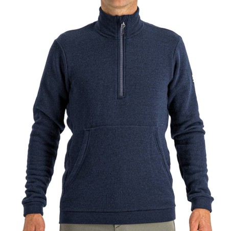 Men's warm sweater Sportful Xplore Fleece galaxy blue