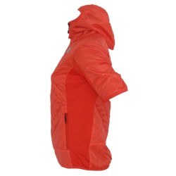 Warm women's jacket Sportful Rythmo W Puffy Pompelmo