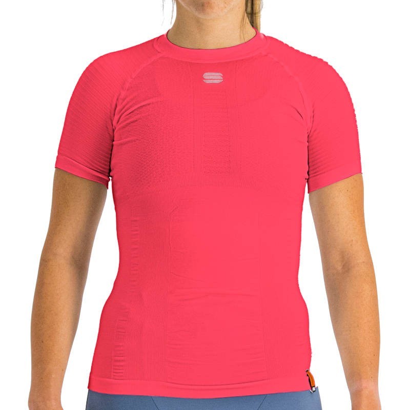 Women's thermo T-shirt Sportful 2nd Skin W Tee bubble gum Women's thermo T-shirt Sportful 2nd Skin W Tee bubble gum