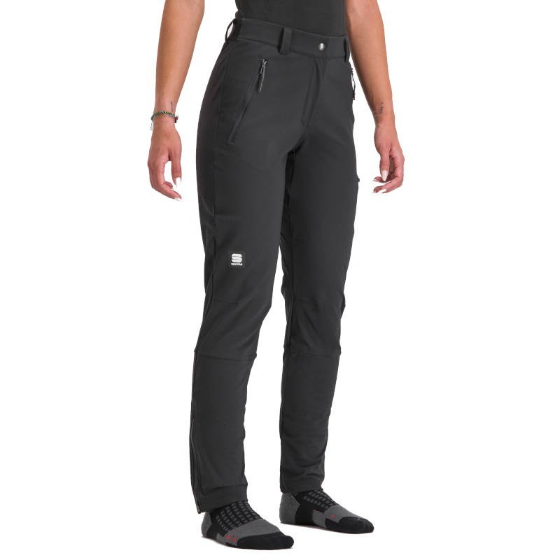 Universal women's nordic ski pants Sportful Xplore Active W Pant black Universal women's nordic ski pants Sportful Xplore Active W Pant black