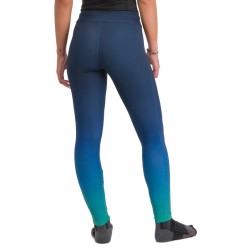 Women's race tights Sportful Squadra W galaxy blue / thyme green
