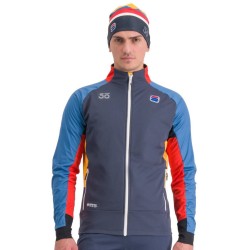 Training warm jacket Sportful Anima Apex Jacket galaxy blue