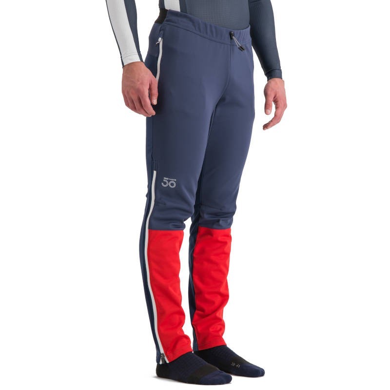 Performance Training pants Sportful Anima Apex Pants galaxy blue / red Performance Training pants Sportful Anima Apex Pants galaxy blue / red