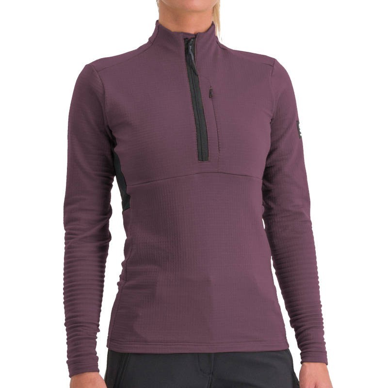 Women's thermal midlayer Sportful Xplore W Jersey huckleberry Women's thermal midlayer Sportful Xplore W Jersey huckleberry