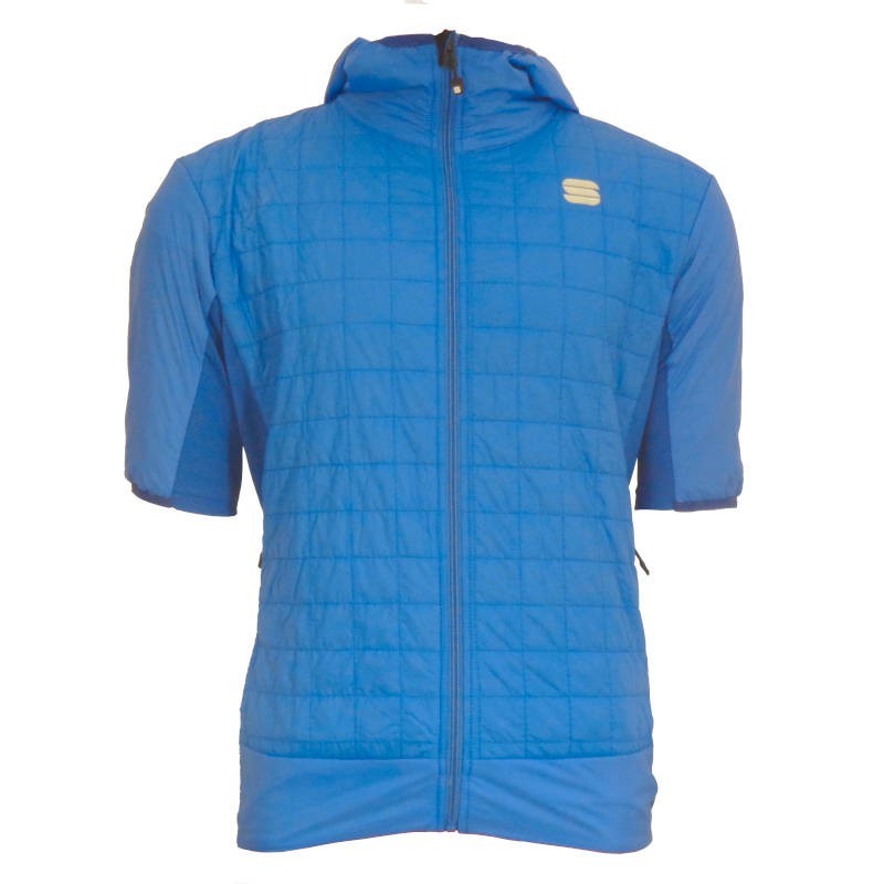 Warm-up jacket Sportful Rythmo Puffy blue denim Warm-up jacket Sportful Rythmo Puffy blue denim