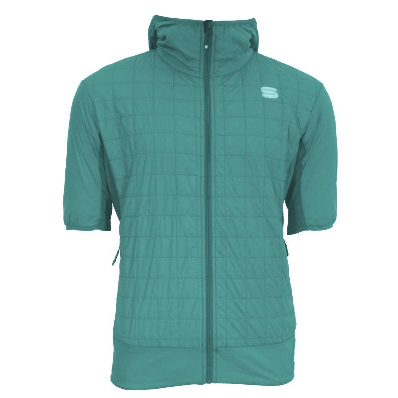 Warm-up jacket Sportful Rythmo Puffy shrub green Warm-up jacket Sportful Rythmo Puffy shrub green