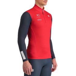 Sportful Squadra Race Jersey 2024 tango red / galaxy blue