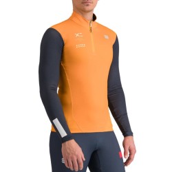 Sportful Squadra Race Jersey 2024 bright marigold / galaxy blue