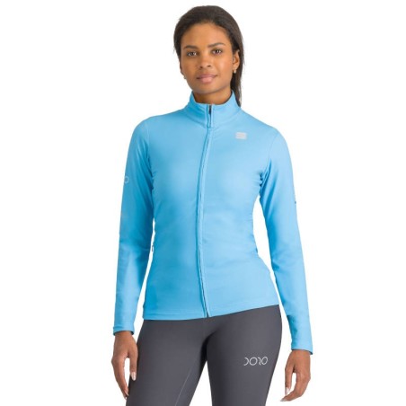 Women Jersey Sportful Doro 2024 Blue aquarius