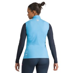 Women jersey Sportful Squadra W blue aquarius / Galaxy blue