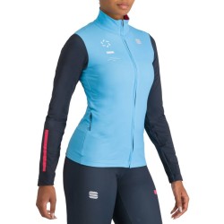 Women jersey Sportful Squadra W blue aquarius / Galaxy blue