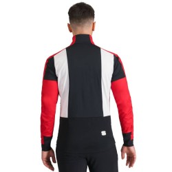 Training warm jacket Sportful Apex Jacket 2024 tango red / white